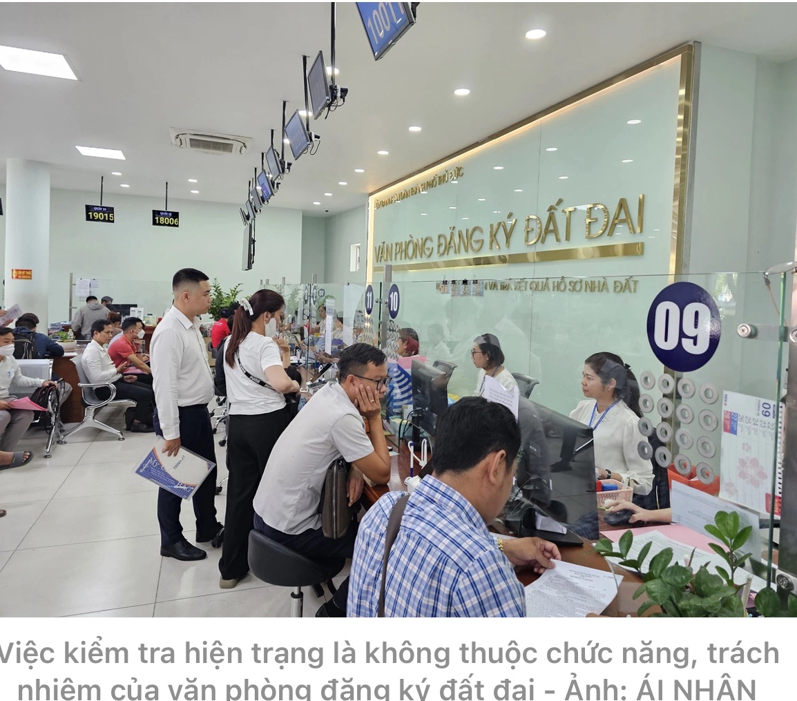 KHÔNG KIỂM TRA HIỆN TRẠNG KHI ĐĂNG BỘ